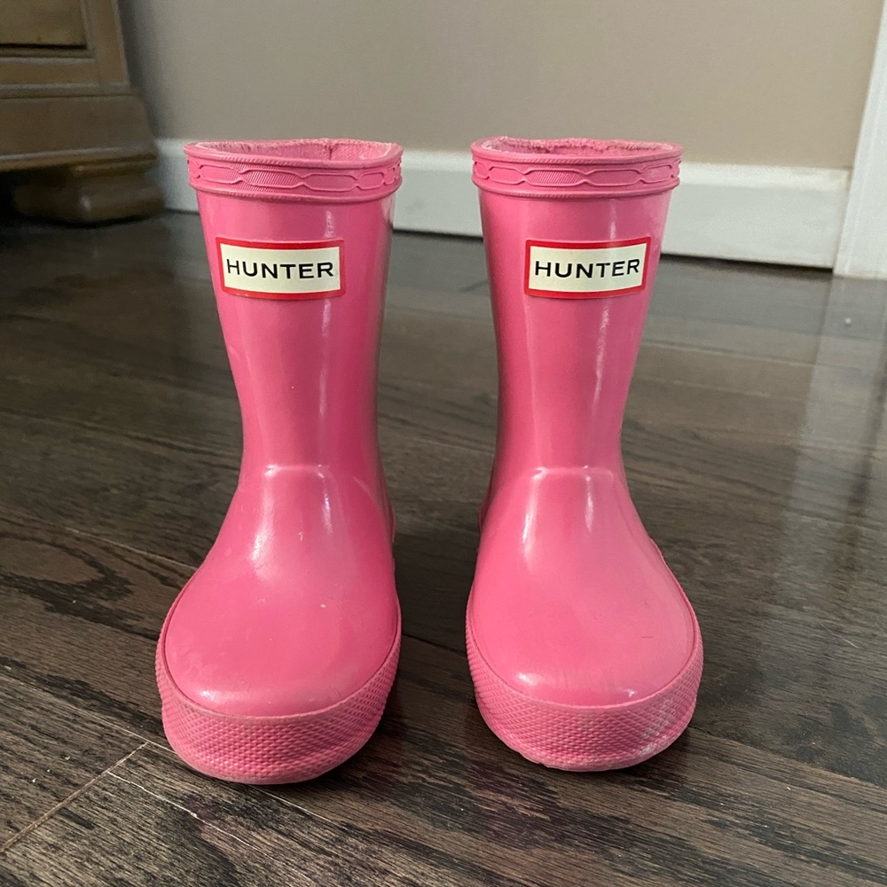Hunter Toddler Boots - Pink size 4